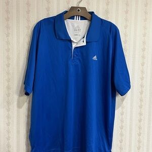 Adidas Men's Vibrant Blue Polo